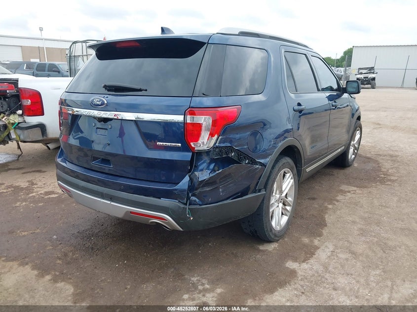 Vin: 1fm5k7d85gga17690, lot: 45750610, ford explorer xlt 20164