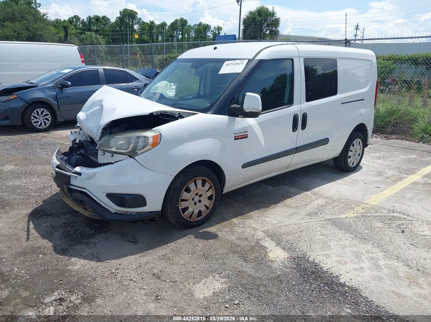 Vin: zfberfbt9g6c52106, lot: 45750618, ram promaster city tradesman slt 20162