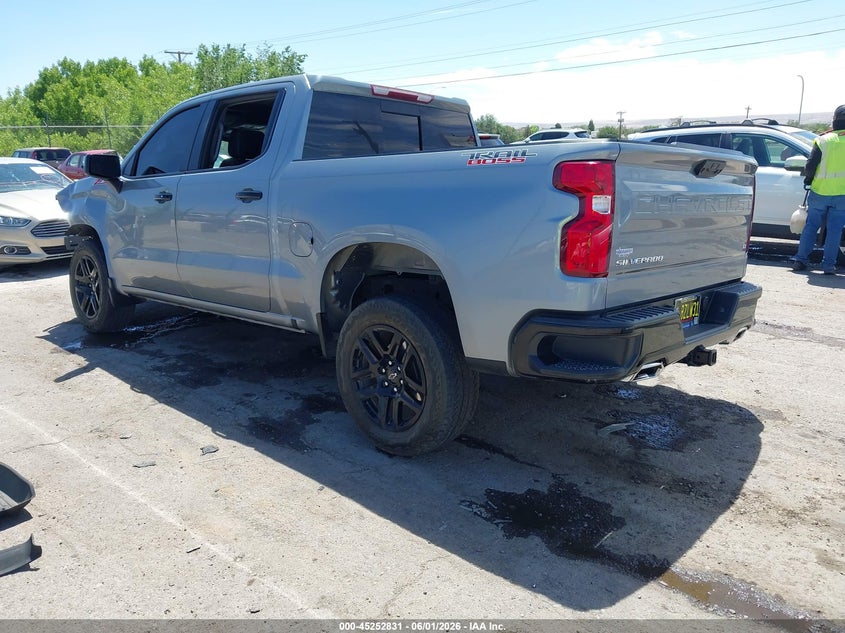 Vin: 3gcukfel1sg102889, lot: 45750634, chevrolet silverado 1500 4wd  short bed lt trail boss 20253