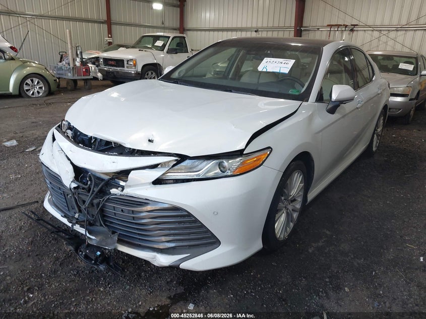 Vin: 4t1bz1hkxju013838, lot: 45750649, toyota camry xle v6 20182