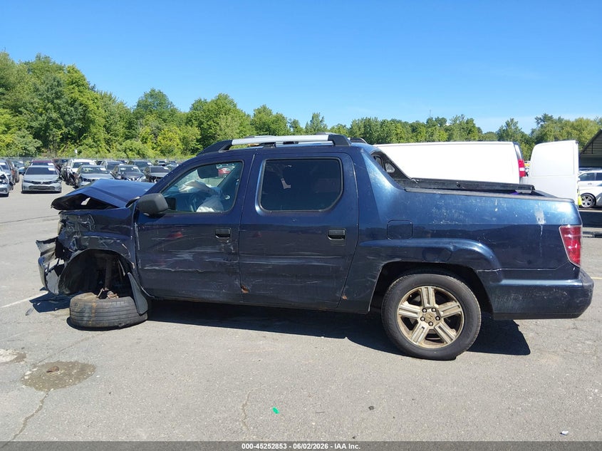 2009 Honda Ridgeline Rt VIN: 5FPYK16279B108407 Lot: 45252853