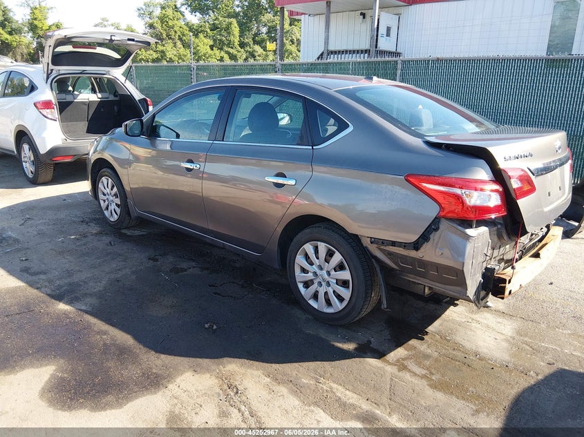 Vin: 3n1ab7ap4gl659993, lot: 45750770, nissan sentra sv 20163