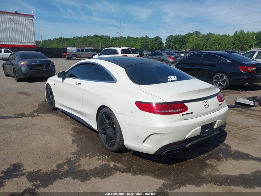 Vin: wddxj7jb3fa005318, lot: 45750804, mercedes-benz s63amg 20153
