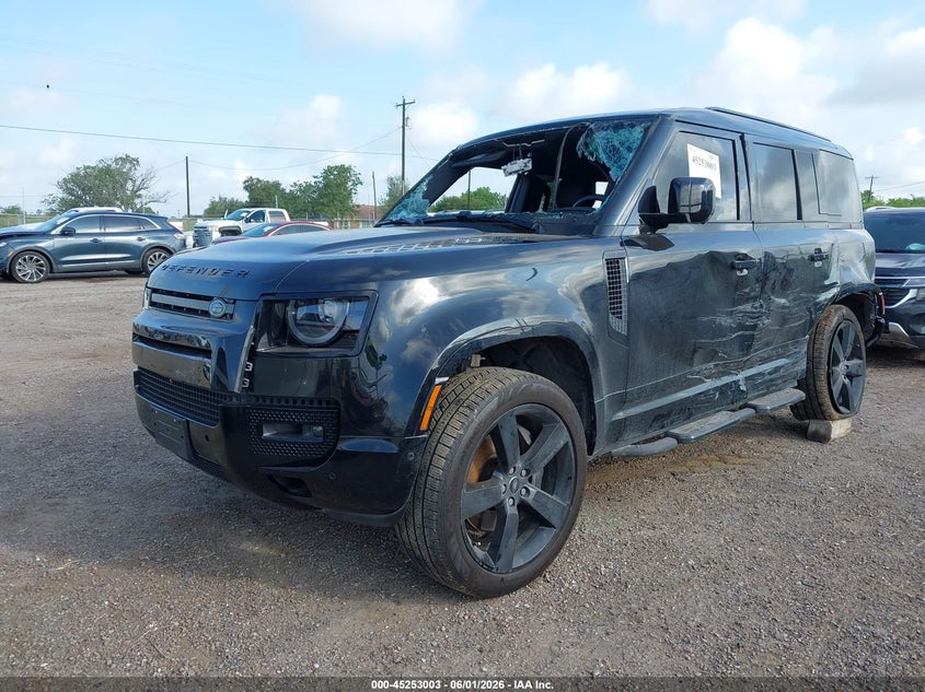 Vin: sale27eu9s2386874, lot: 45750806, land rover defender 110 p400 x-dynamic se 20252