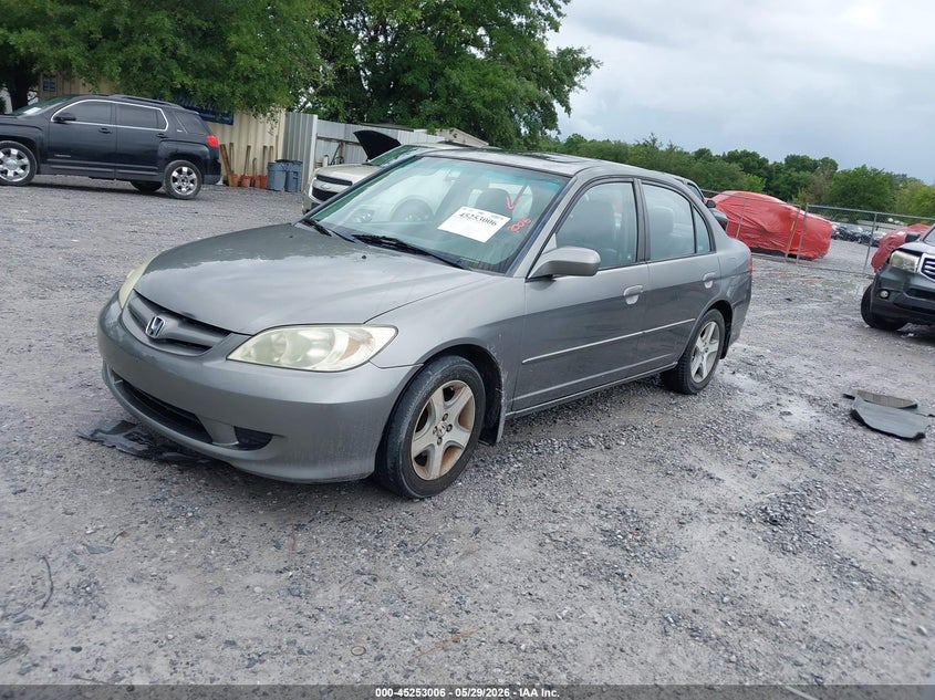 2005 Honda Civic Ex 2HGES26855H542594 photo 1