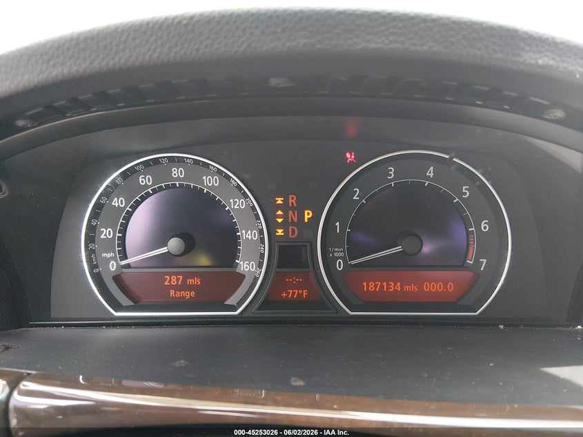 2008 BMW 750Li VIN: WBAHN83558DT81761 Lot: 45253026