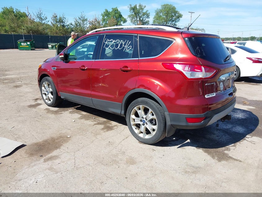 Vin: 1fmcu9j91eub13454, lot: 45750849, ford escape titanium 20143