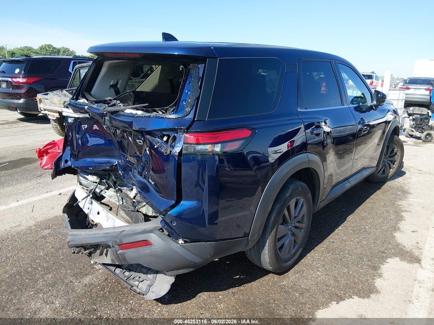 2022 Nissan Pathfinder S 4Wd VIN: 5N1DR3AC2NC211493 Lot: 45253116