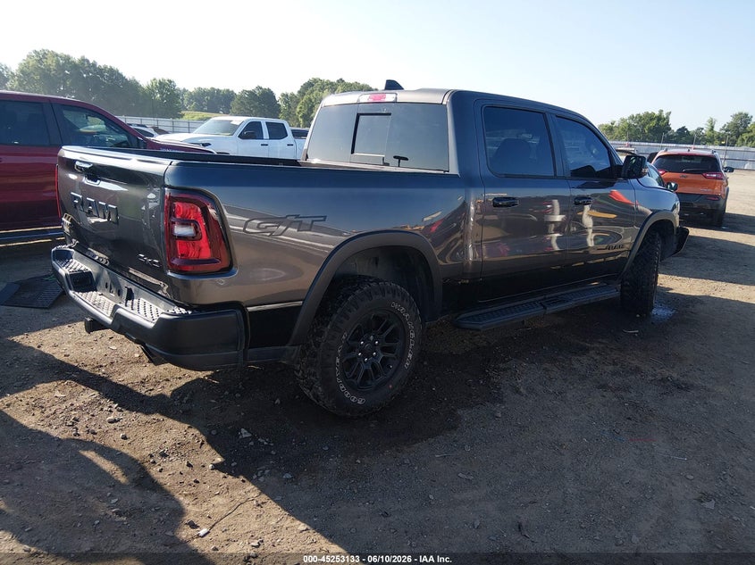 Vin: 1c6srflp3sn660492, lot: 45750936, ram 1500 rebel  4x4 5'7 box 20254