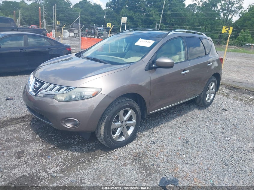 Vin: jn8az1mu9aw015273, lot: 45751062, nissan murano sl 20102