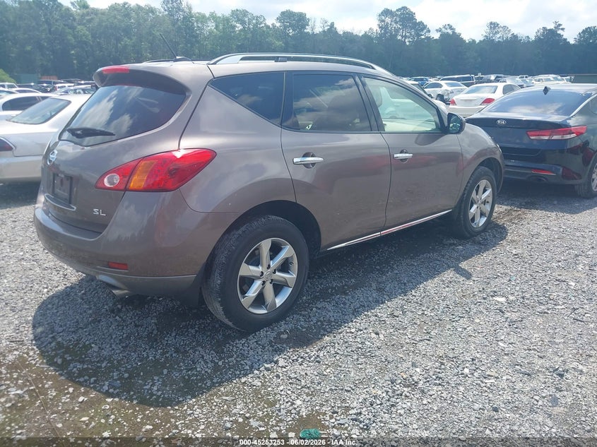 Vin: jn8az1mu9aw015273, lot: 45751062, nissan murano sl 20104