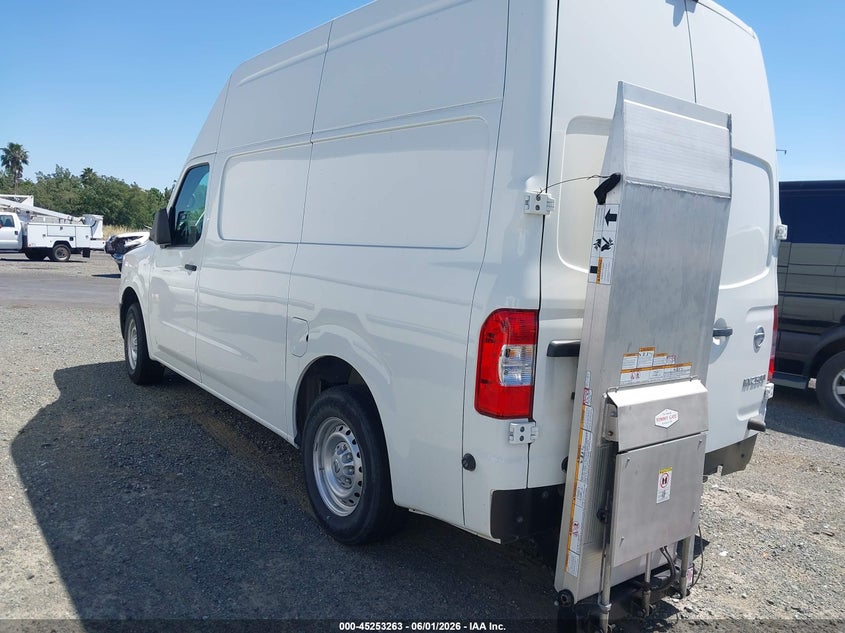 Vin: 1n6bf0ly1ln807060, lot: 45751072, nissan nv cargo nv2500 hd s high roof v6 20203