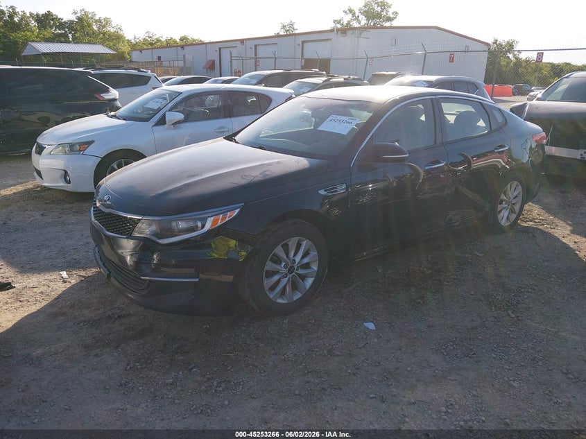Vin: 5xxgt4l35jg252331, lot: 45751075, kia optima lx 20182
