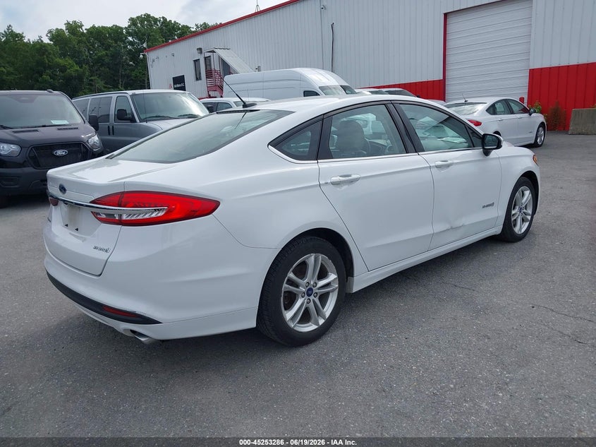 2018 FORD FUSION SEDAN 2.0L I-4 DOHC, VVT, 141HP