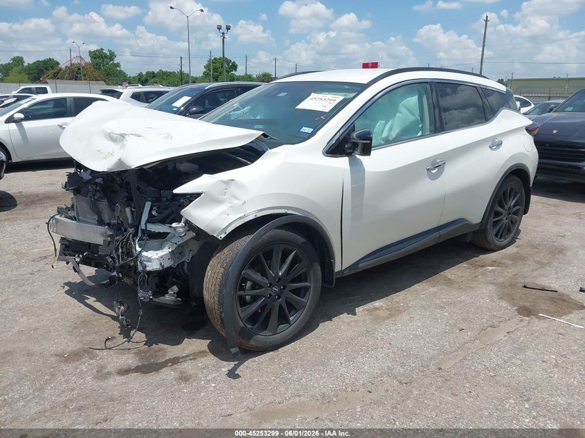 Vin: 5n1az2bj5rc118211, lot: 45751108, nissan murano sv fwd 20242