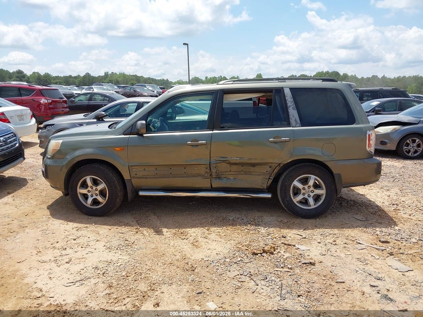 2007 Honda Pilot Ex-L VIN: 5FNYF18577B007773 Lot: 45253324