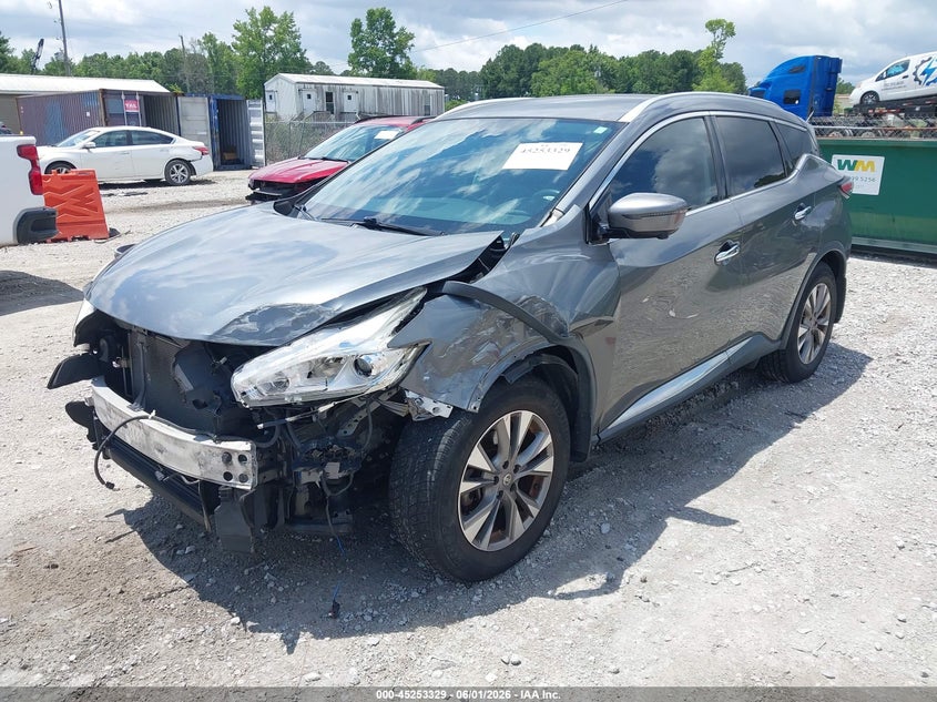 2017 Nissan Murano Sl 5N1AZ2MH4HN169986 photo 1