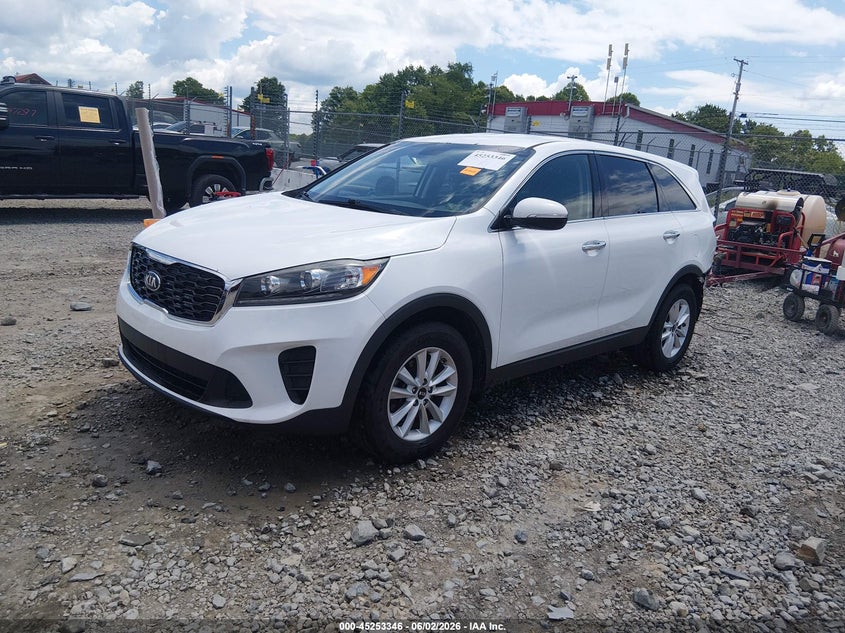 Vin: 5xypg4a34kg454145, lot: 45751155, kia sorento 2.4l lx 20192
