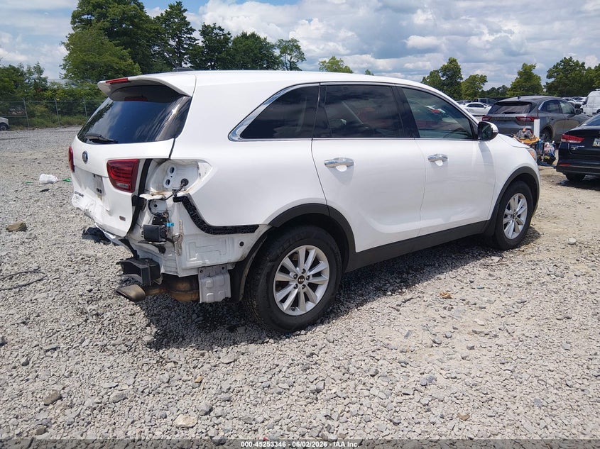 Vin: 5xypg4a34kg454145, lot: 45751155, kia sorento 2.4l lx 20194