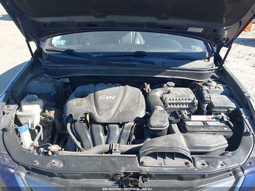 2012 Hyundai Sonata 2.4 Se Blue Lot 111045253347 Vin 5NPEC4AC6CH441250