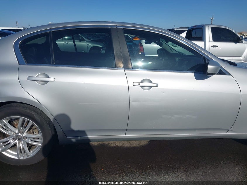 2013 Infiniti G37X VIN: JN1CV6AR2DM767347 Lot: 45253350