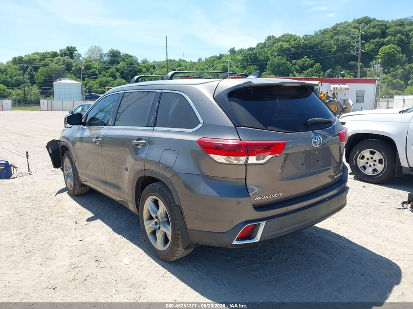 Vin: 5tddzrfh2hs416147, lot: 45751186, toyota highlander limited 20173
