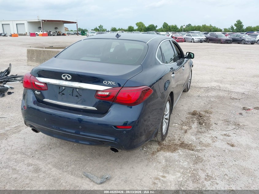 Vin: jn1by1pp2gm630411, lot: 45751235, infiniti q70l 3.7 20164