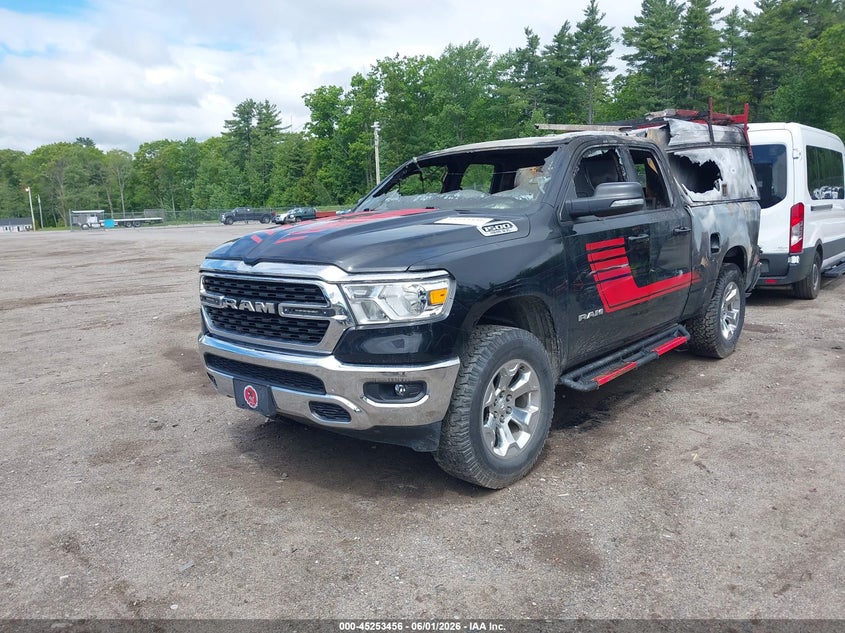 Vin: 1c6srfbt2nn117072, lot: 45751265, ram 1500 20222