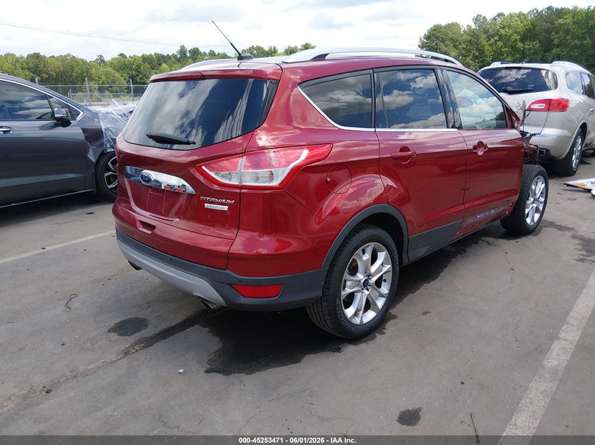 Vin: 1fmcu0j91gua15068, lot: 45751280, ford escape titanium 20164