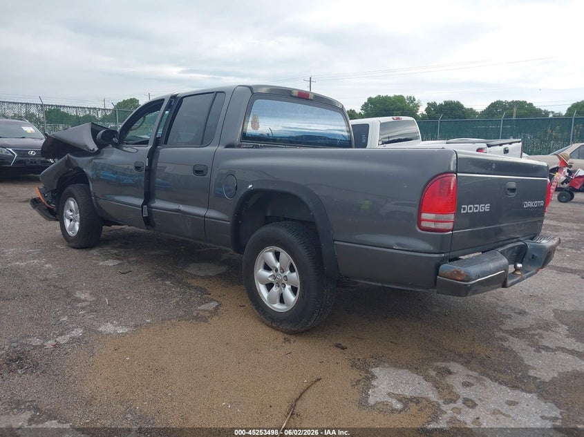 2003 DODGE DAKOTA TRUCK 3.9L V-6 175HP