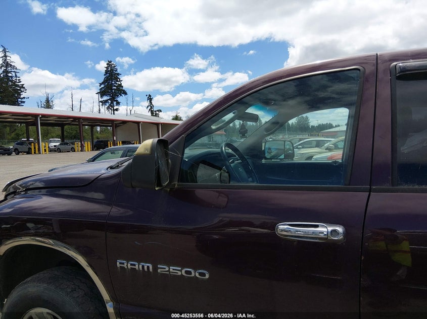 2005 Dodge Ram 2500 Slt/Laramie VIN: 3D7KS28C35G825231 Lot: 45253556