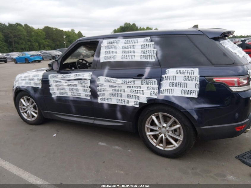 2016 Land Rover Range Rover Sport 3.0L V6 Supercharged Se VIN: SALWG2PF9GA117293 Lot: 45253571