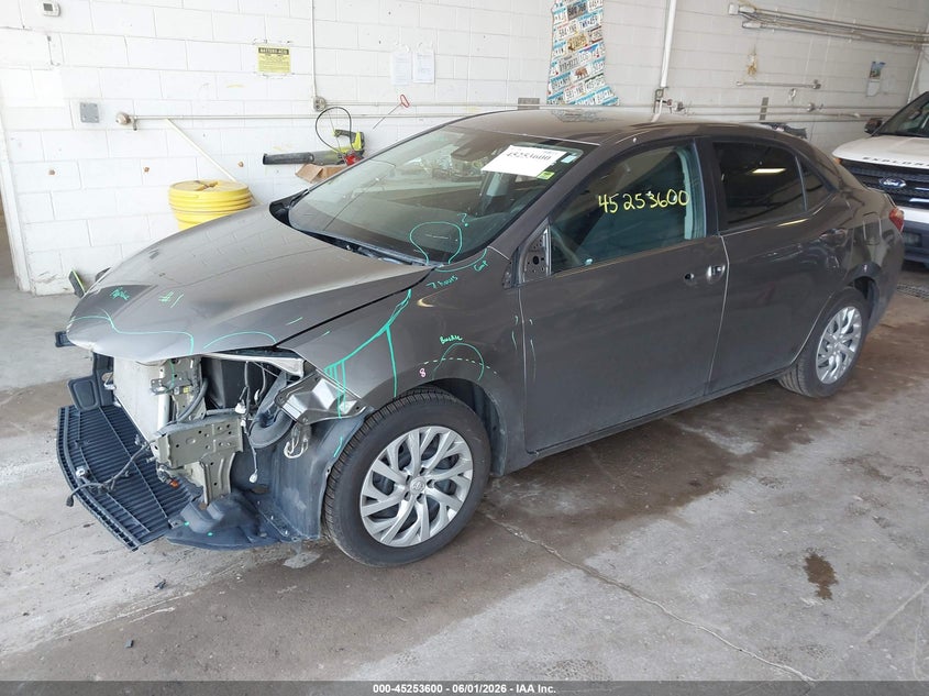2018 TOYOTA COROLLA SEDAN 1.8L I-4 DOHC, VVT, 132HP