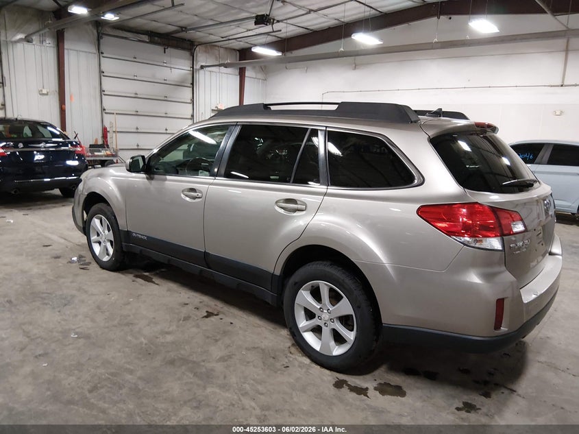 Vin: 4s4brbcc1e3258450, lot: 45751412, subaru outback 2.5i premium 20143