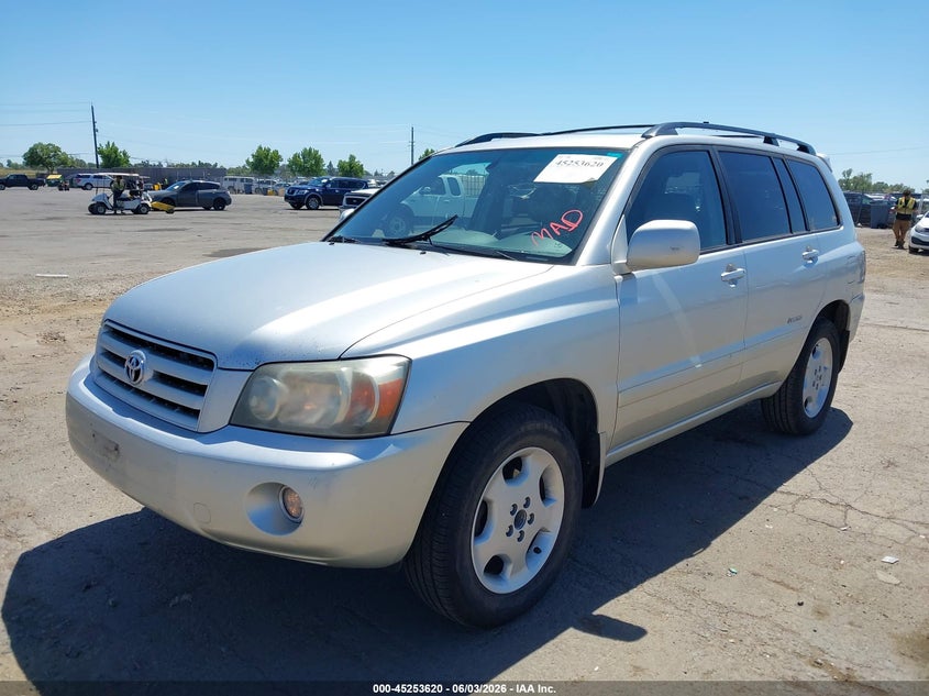 2006 Toyota Highlander Limited V6 VIN: JTEEP21A260164374 Lot: 45253620
