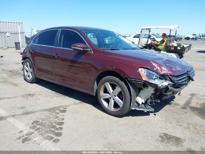 Vin: 1vwbp7a32cc029022, lot: 45751433, volkswagen passat 2.5l se 20121