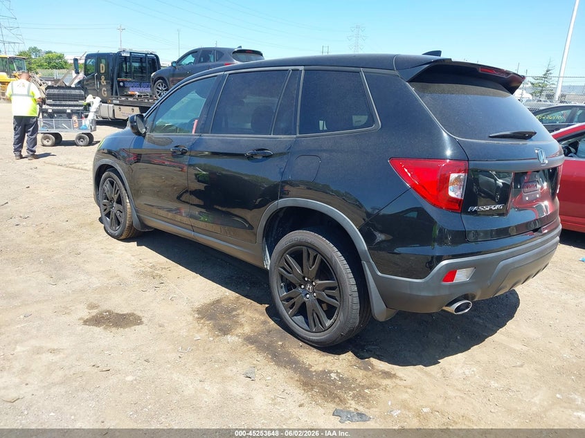 Vin: 5fnyf8h26kb022501, lot: 45751457, honda passport sport 20193