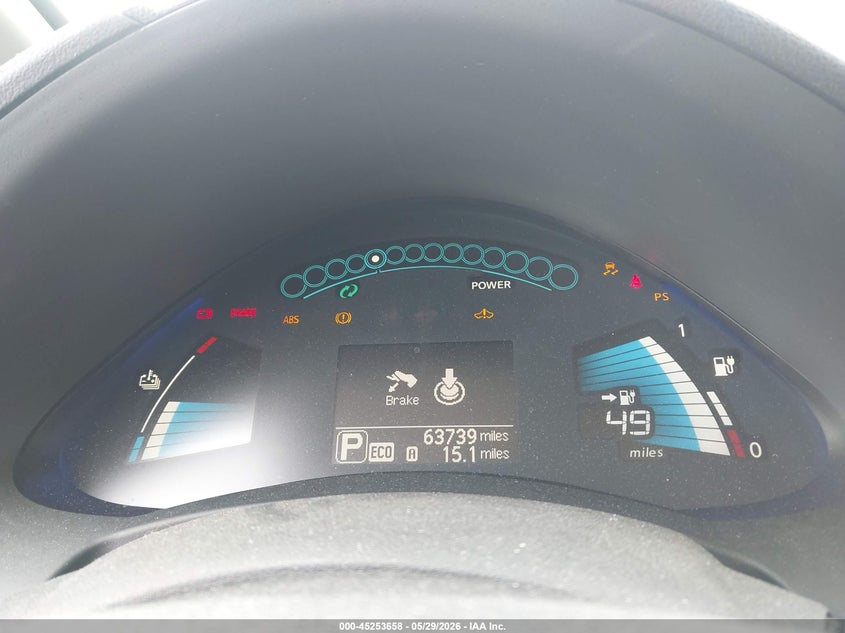 2017 Nissan Leaf S VIN: 1N4BZ0CP8HC304295 Lot: 45253658