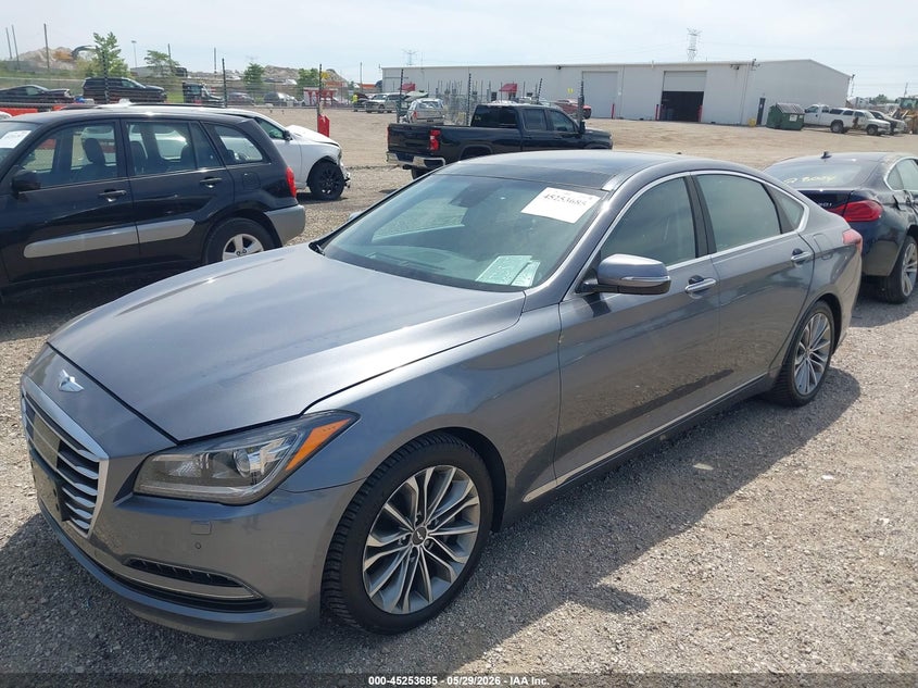 Vin: kmhgn4je8fu054838, lot: 45751494, hyundai genesis 3.8 20152