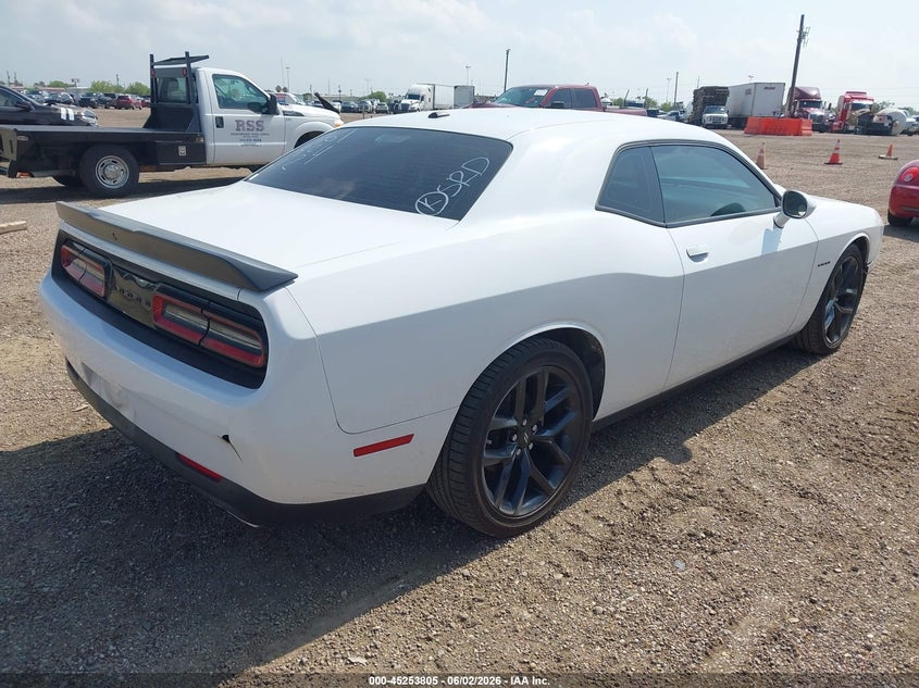 Vin: 2c3cdzbtxnh160214, lot: 45751614, dodge challenger r/t 20224