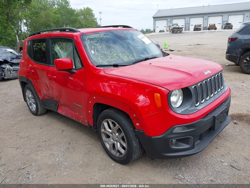 Vin: zaccjabt1fpb44103, lot: 45751630, jeep renegade latitude 2015 img_1