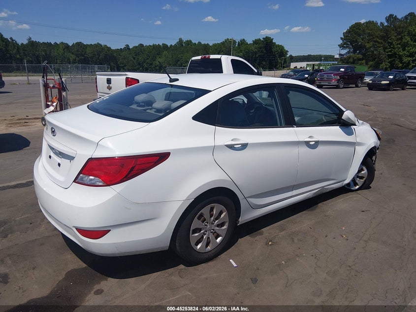 Vin: kmhct4ae2fu896613, lot: 45751633, hyundai accent gls 20154