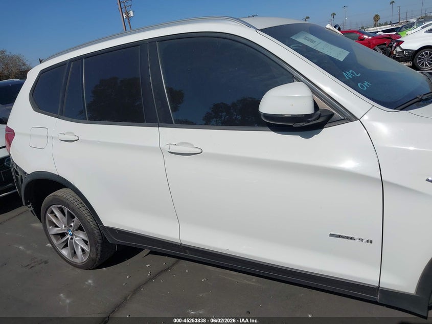 2017 BMW X3 Sdrive28I VIN: 5UXWZ7C39H0X43040 Lot: 45253838