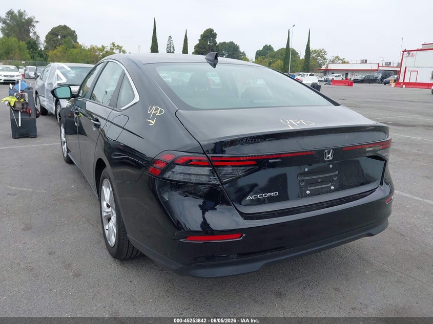 2025 HONDA ACCORD 1.5L I-4 DI, DOHC, V(VIN: 1HGCY1F24SA039340