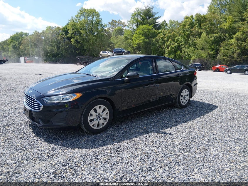 Vin: 3fa6p0g77kr274006, lot: 45751656, ford fusion s 20192