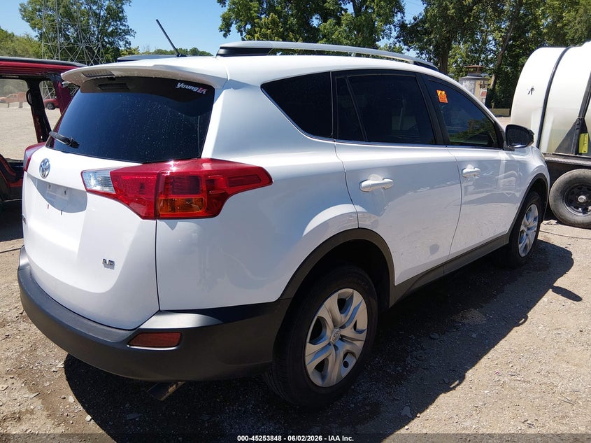Vin: 2t3zfrev8ew086272, lot: 45751657, toyota rav4 le 20144