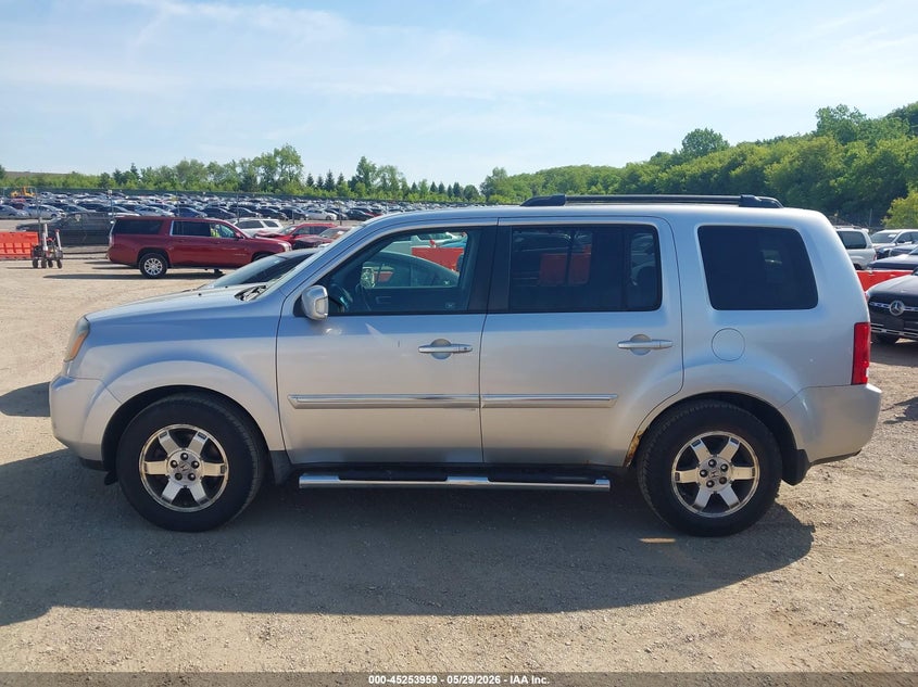 2010 Honda Pilot 3.5 Touring Silver Lot 111045253959 Vin 5FNYF4H94AB014479
