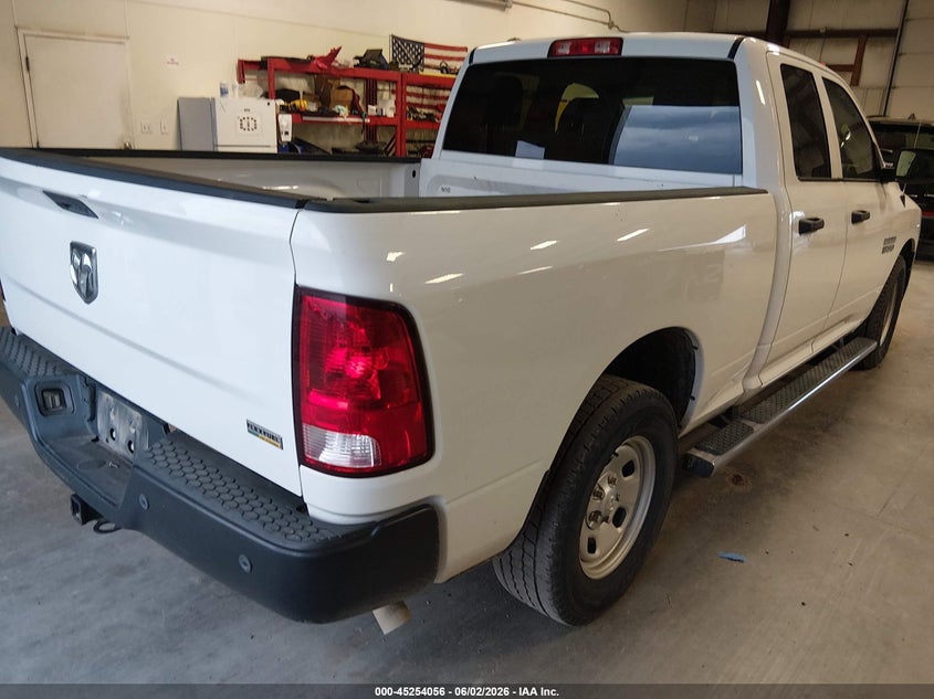 Vin: 1c6rr6fg0js290676, lot: 45751865, ram 1500 tradesman  4x2 6'4 box 20184