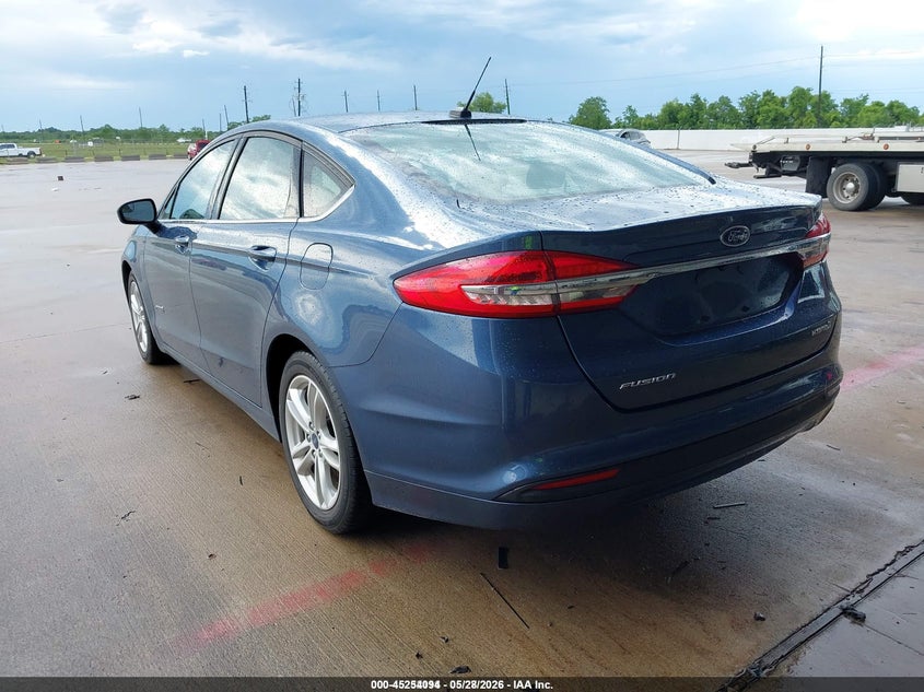 2018 FORD FUSION SEDAN 2.0L I-4 DOHC, VVT, 141HP