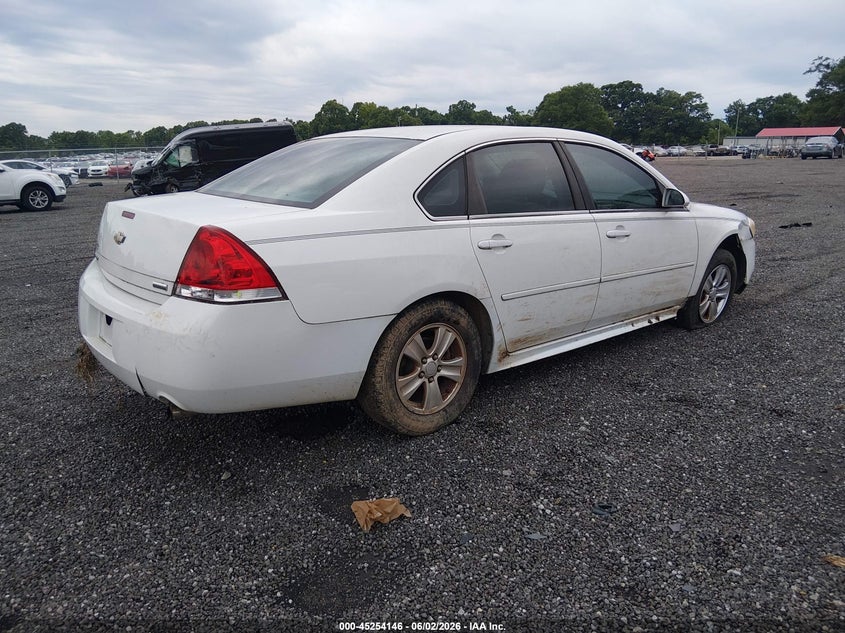 Vin: 2g1wf5e3xc1215203, lot: 45751955, chevrolet impala ls 20124